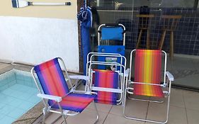 Tudo a pé com conforto. Três quartos com cama de casal